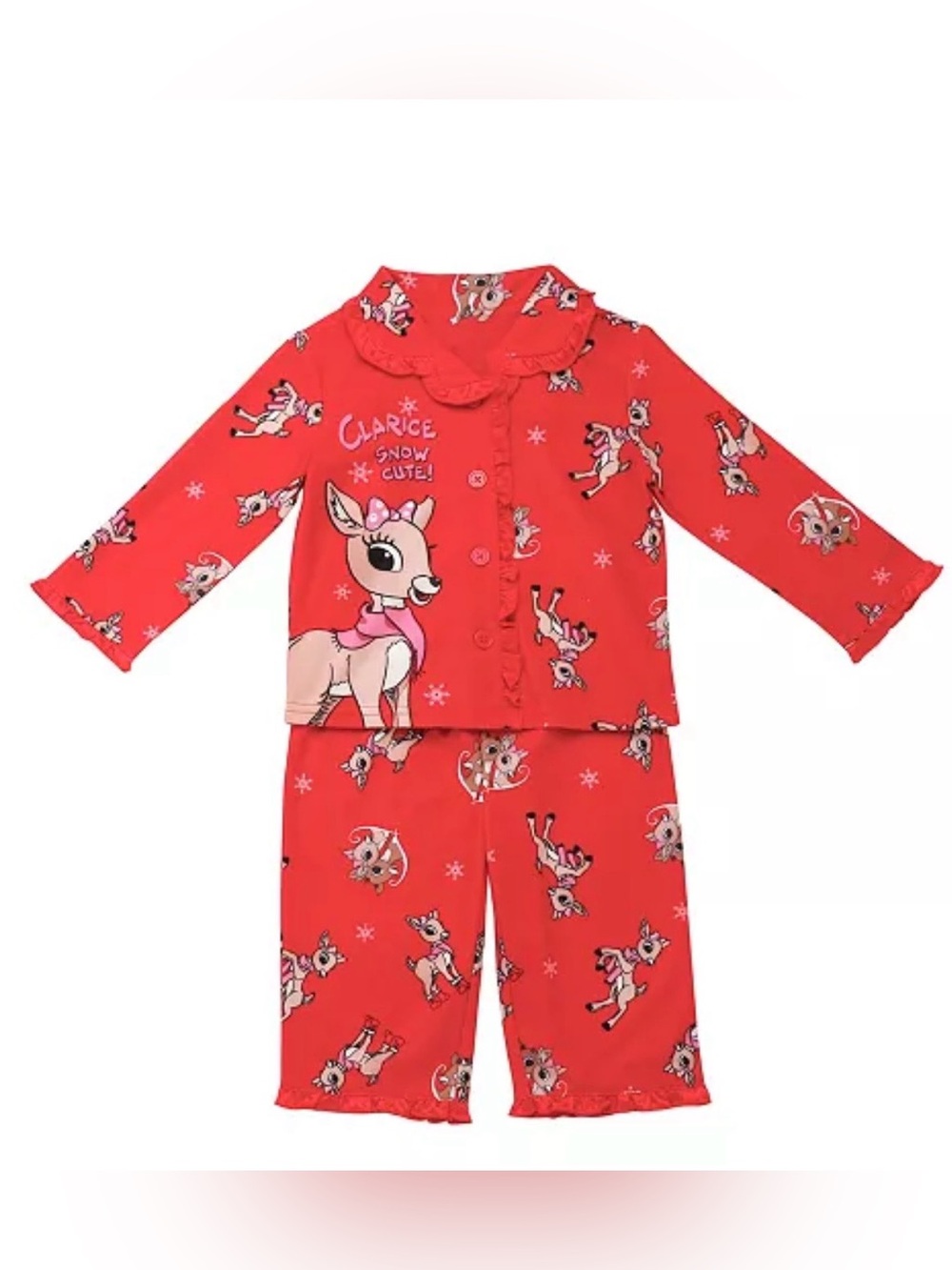 Rashti & Rashti
Toddler Girls Clarice Reindeer 2-Piece Pajama Set